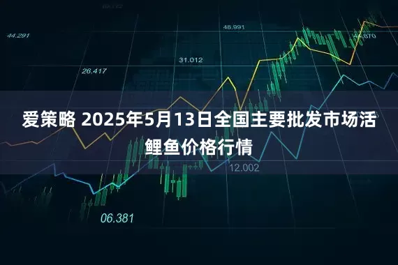 爱策略 2025年5月13日全国主要批发市场活鲤鱼价格行情