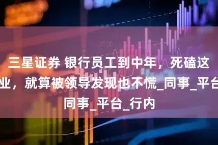 三星证券 银行员工到中年，死磕这3个副业，就算被领导发现也不慌_同事_平台_行内